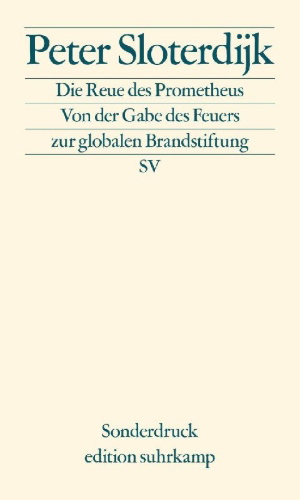 Buchcover und Innenansicht für das Buch: Die Reue des Prometheus