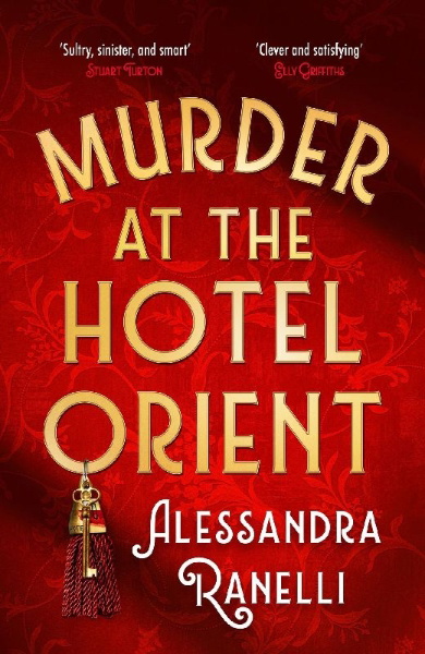 Buchcover und Innenansicht für das Buch: Murder at the Hotel Orient