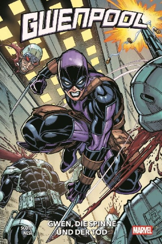 Buchcover und Innenansicht für das Buch: Gwenpool (2025) #1-#5