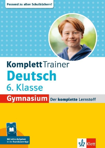 Buchcover und Innenansicht für das Buch: KomplettTrainer Gymnasium Deutsch 6. Klasse