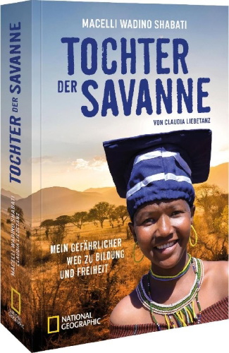 Buchcover und Innenansicht für das Buch: Tochter der Savanne