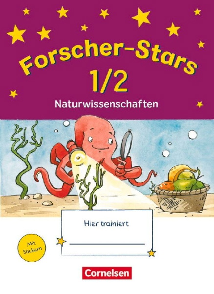 Buchcover und Innenansicht für das Buch: Forscher-Stars 1./2. Schuljahr - Naturwissenschaften
