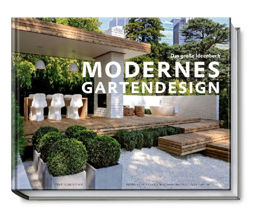 Buchcover und Innenansicht für das Buch: Modernes Gartendesign