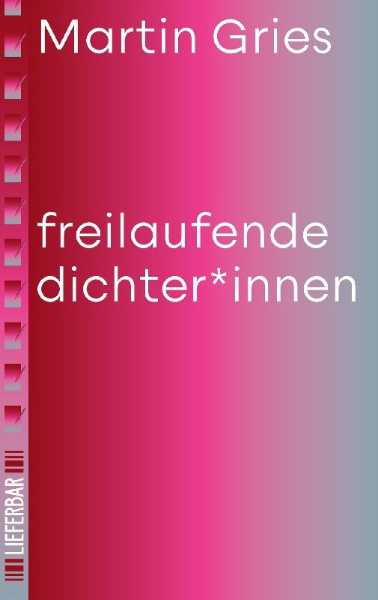 Buchcover und Innenansicht für das Buch: freilaufende dichter*innen