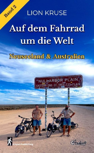 Buchcover und Innenansicht für das Buch: 4wheels - Auf dem Fahrrad um die Welt