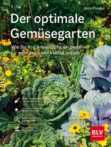Buchcover und Innenansicht für das Buch: Der optimale Gemüsegarten