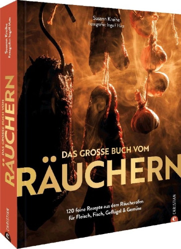 Buchcover und Innenansicht für das Buch: Das große Buch vom Räuchern