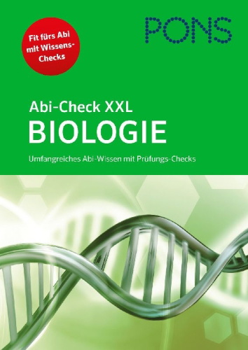 Buchcover und Innenansicht für das Buch: PONS Abi-Check XXL Biologie