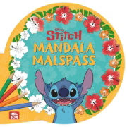 Buchcover und Innenansicht für das Buch: Disney Kreative Beschäftigung: Stitch: Mandala-Malspaß