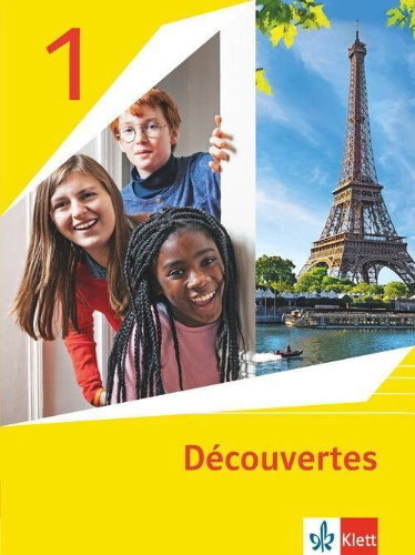 Buchcover und Innenansicht für das Buch: Découvertes 1. Ausgabe 1. oder 2. Fremdsprache. Schülerbuch flexibler Einband 1. Lernjahr