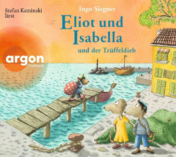 Buchcover und Innenansicht für das Buch: Eliot und Isabella und der Trüffeldieb