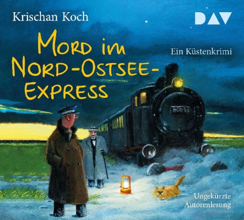 Buchcover und Innenansicht für das Buch: Mord im Nord-Ostsee-Express. Ein Küstenkrimi