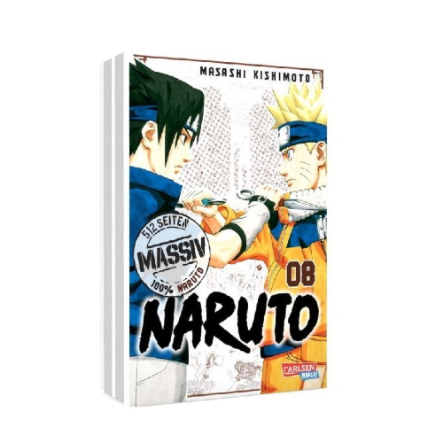 Buchcover und Innenansicht für das Buch: NARUTO Massiv 8