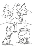 Buchcover und Innenansicht für das Buch: Mein erstes großes Malbuch: Märchen: Malen ab 3 Jahren