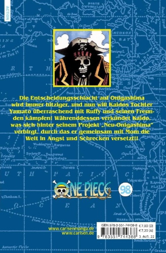 Buchcover und Innenansicht für das Buch: One Piece