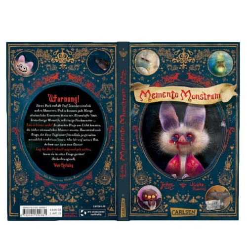 Buchcover und Innenansicht für das Buch: Memento Monstrum