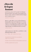 Buchcover und Innenansicht für das Buch: Was du kriegen kannst