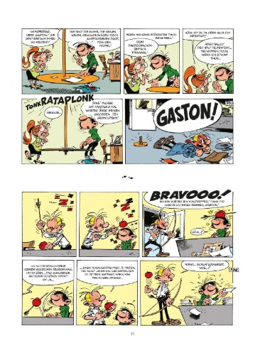 Buchcover und Innenansicht für das Buch: Gaston Neuedition 6: Ganz großer Unsinn