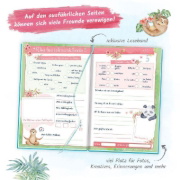 Buchcover und Innenansicht für das Buch: Trötsch Meine Schulfreunde Tierfreunde