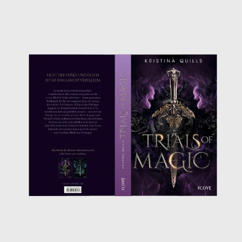 Buchcover und Innenansicht für das Buch: Trials of Magic (Die Krone von Isandia 1)