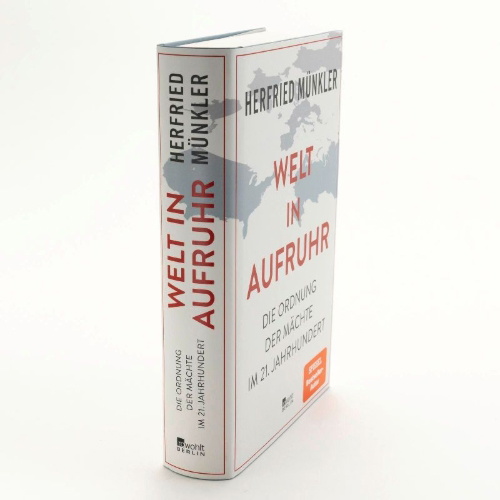 Buchcover und Innenansicht für das Buch: Welt in Aufruhr