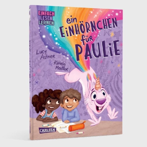 Buchcover und Innenansicht für das Buch: Ein Einhörnchen für Paulie