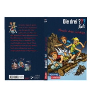 Buchcover und Innenansicht für das Buch: Die drei ??? Kids 11: Fluch des Goldes