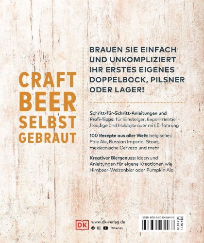 Buchcover und Innenansicht für das Buch: Bier selbst brauen