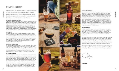 Buchcover und Innenansicht für das Buch: Bier selbst brauen