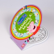 Buchcover und Innenansicht für das Buch: Peppa Wutz Ausmalbilder: MANDALA Malspaß