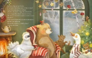 Buchcover und Innenansicht für das Buch: Der kleine Bär und die Weihnachtsfreude