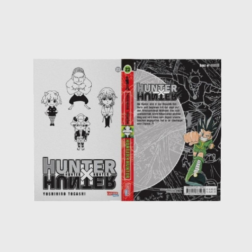 Buchcover und Innenansicht für das Buch: Hunter X Hunter