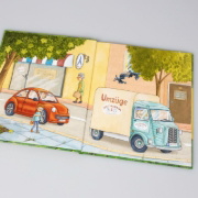 Buchcover und Innenansicht für das Buch: Aylin, Leon und das Geheimnis der Rabenmagie