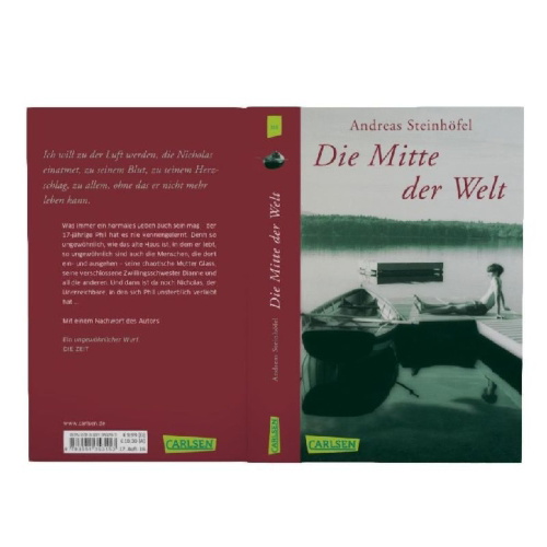 Buchcover und Innenansicht für das Buch: Die Mitte der Welt