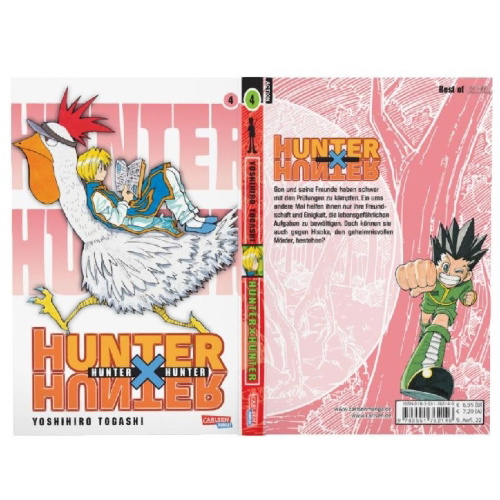 Buchcover und Innenansicht für das Buch: Hunter X Hunter