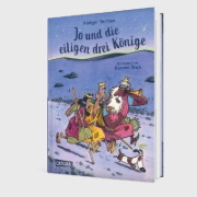 Buchcover und Innenansicht für das Buch: Jo und die eiligen drei Könige
