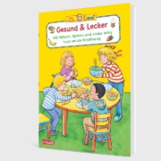 Buchcover und Innenansicht für das Buch: Conni Gelbe Reihe (Beschäftigungsbuch): Gesund & lecker