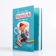 Buchcover und Innenansicht für das Buch: Der kleine Herr Heimlich hat Großes vor