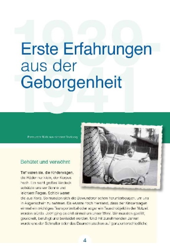 Buchcover und Innenansicht für das Buch: Wir vom Jahrgang 1939 - Kindheit und Jugend