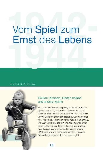 Buchcover und Innenansicht für das Buch: Wir vom Jahrgang 1939 - Kindheit und Jugend