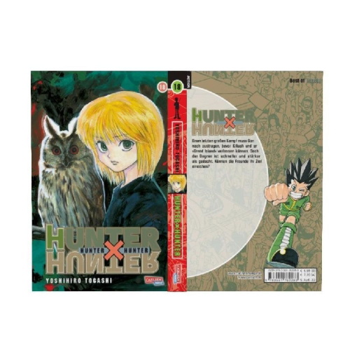 Buchcover und Innenansicht für das Buch: Hunter X Hunter