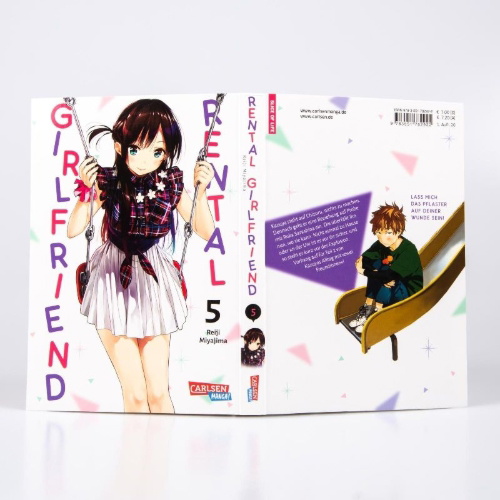 Buchcover und Innenansicht für das Buch: Kanojo, okarishimasu