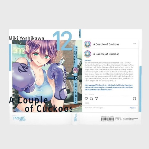 Buchcover und Innenansicht für das Buch: Cuckoo no Iinazuke