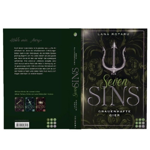 Buchcover und Innenansicht für das Buch: Seven Sins 7: Grauenhafte Gier