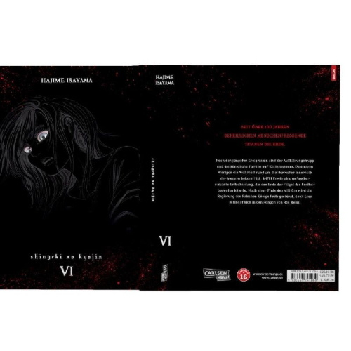 Buchcover und Innenansicht für das Buch: Shingeki no Kyojin