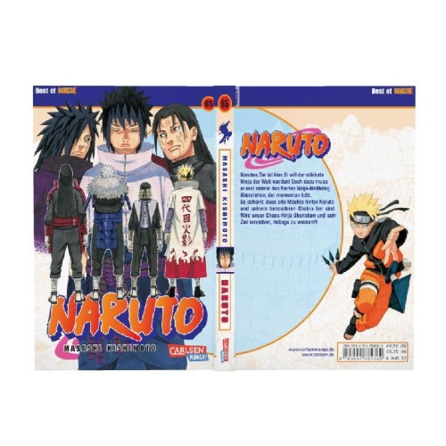 Buchcover und Innenansicht für das Buch: Naruto