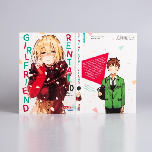 Buchcover und Innenansicht für das Buch: Kanojo, okarishimasu