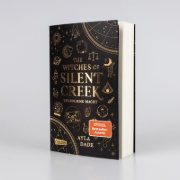 Buchcover und Innenansicht für das Buch: The Witches of Silent Creek 1: Unendliche Macht