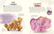 Buchcover und Innenansicht für das Buch: Wundervolle Welt - Kleine Schätze. Steine und Mineralien