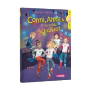 Buchcover und Innenansicht für das Buch: Conni & Co 4: Conni, Anna und das wilde Schulfest